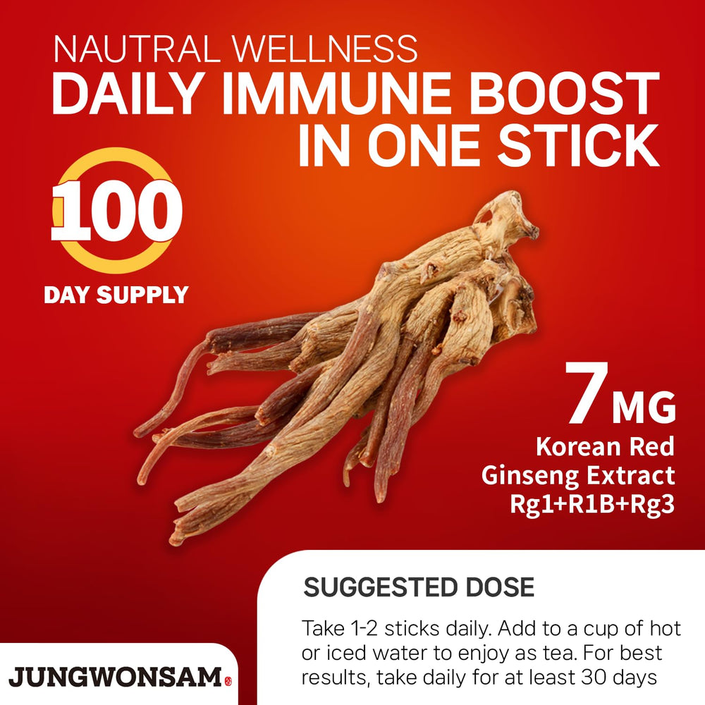 Vegan Korean red ginseng sticks
