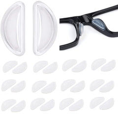 Junsika soft silicone eyeglass nose pads pack of 12