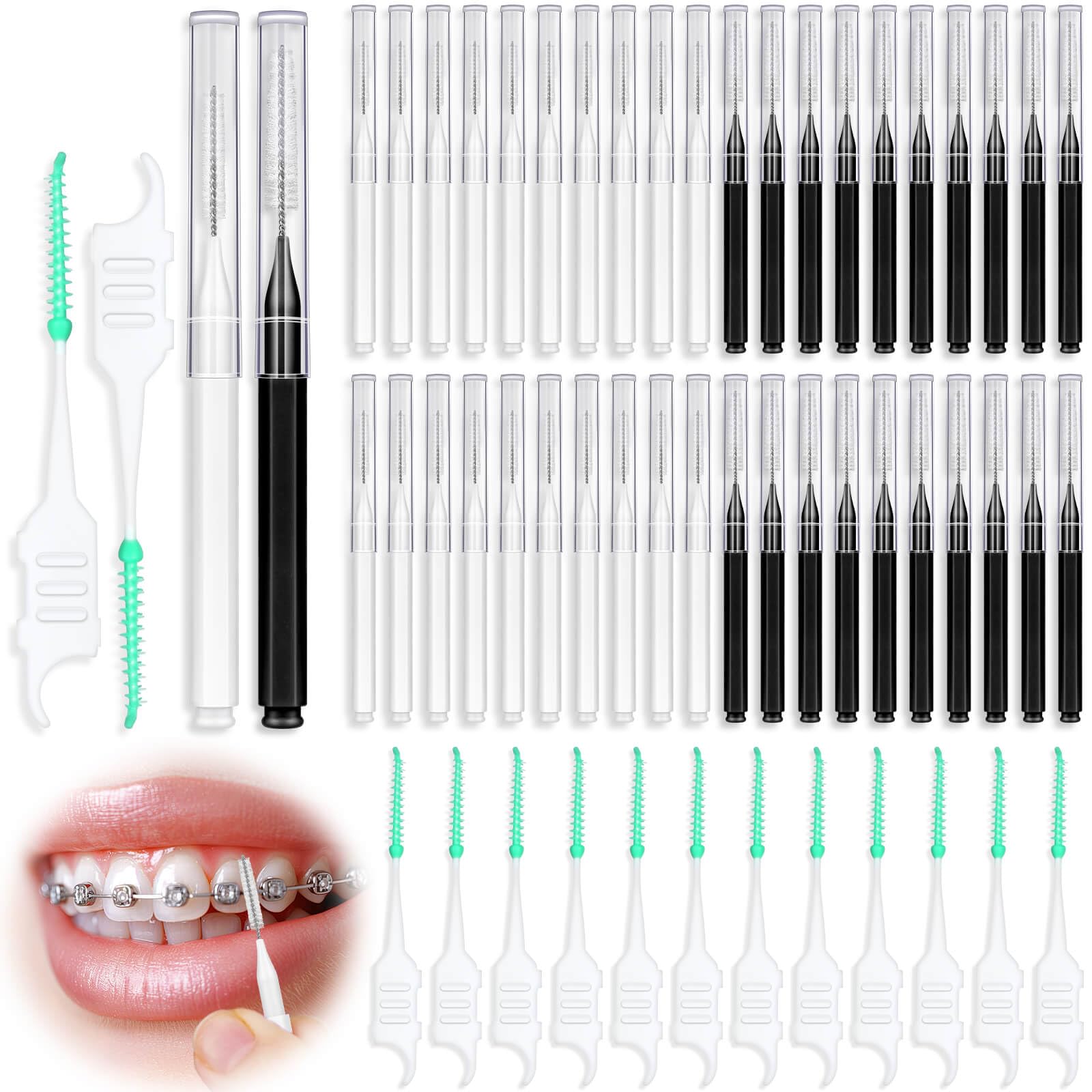Jupwalz 270Pcs Interdental Brush Kit - main set