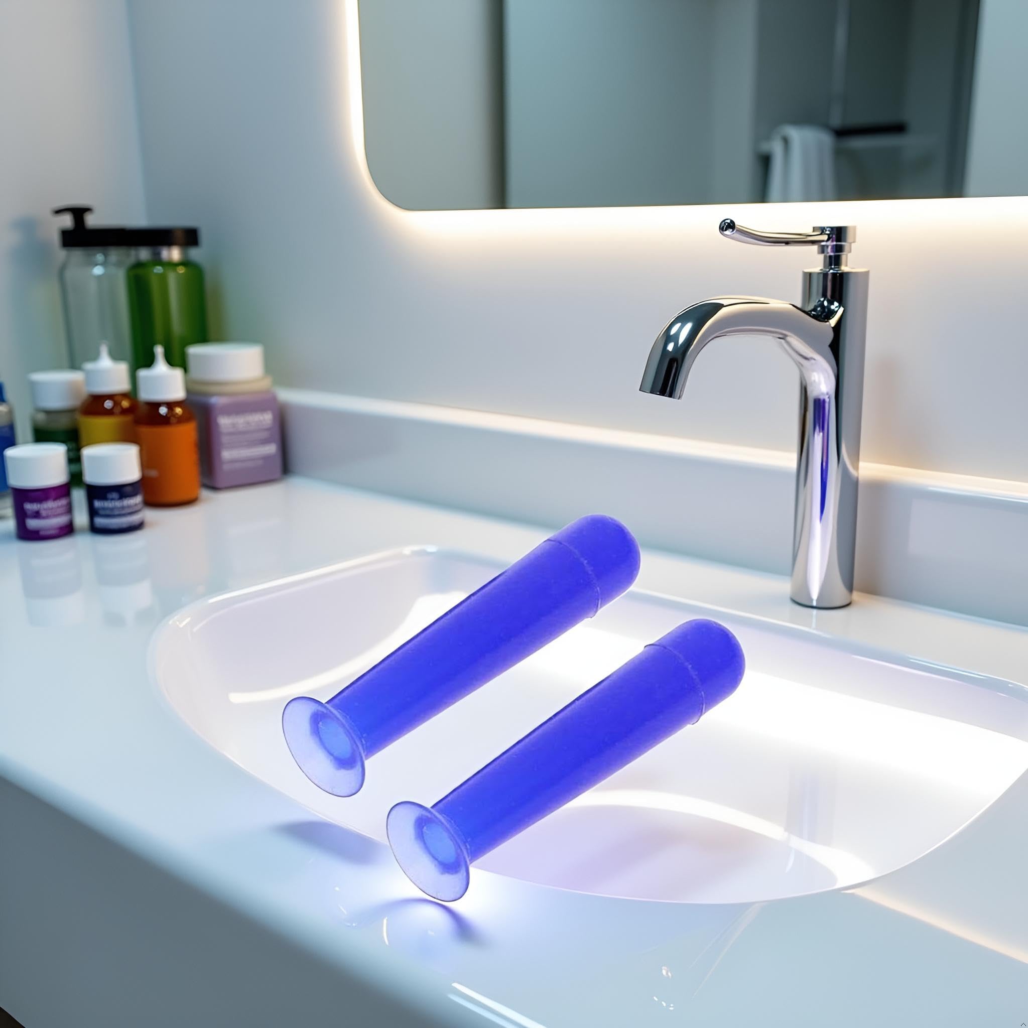 Suction design securely grips lenses during use