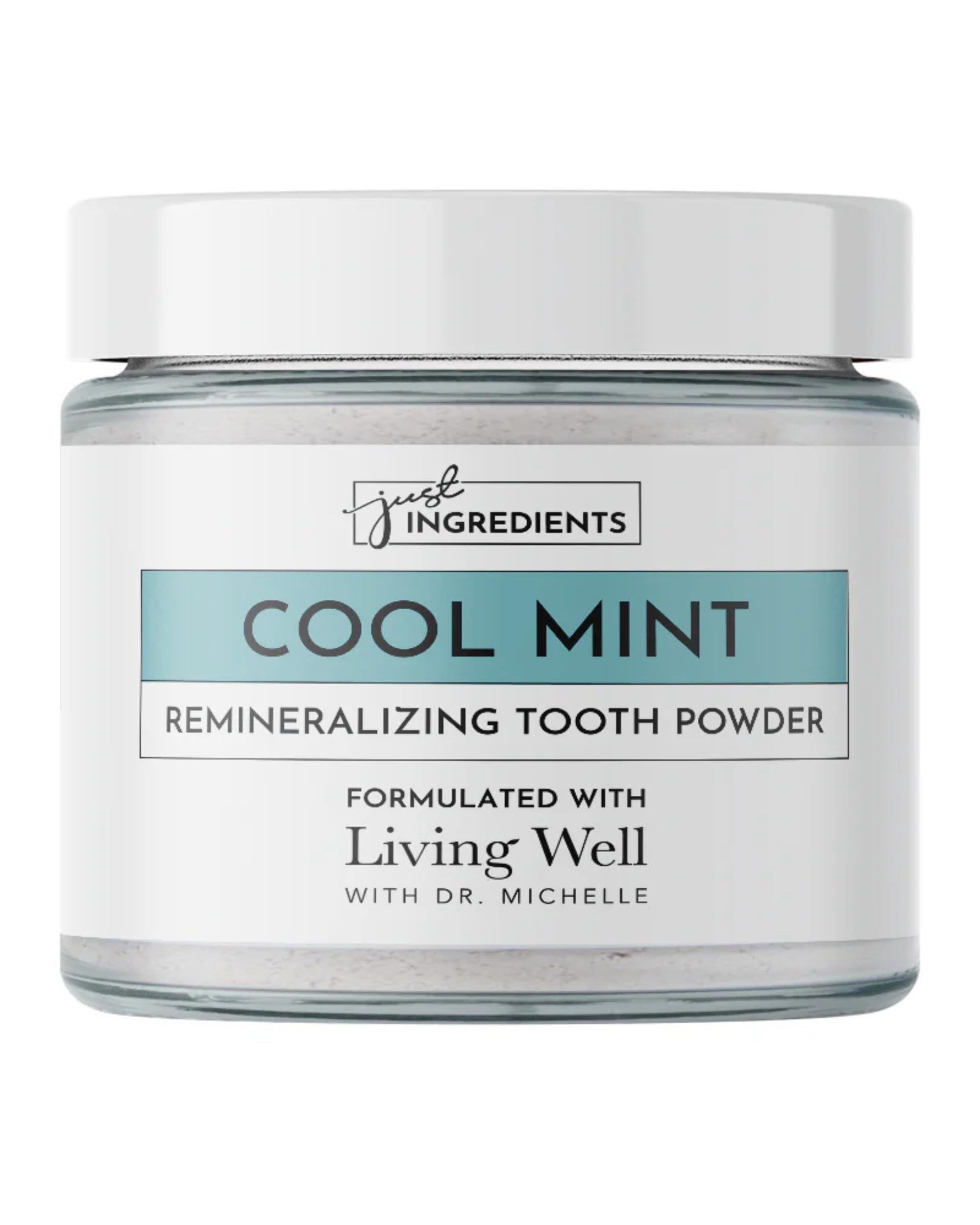 Just Ingredients Natural Tooth Powder Fresh Mint - 60-Day Supply