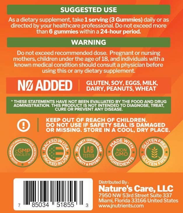 Just Nutrients bottle on kitchen counter with fruit, suggesting everyday routine use