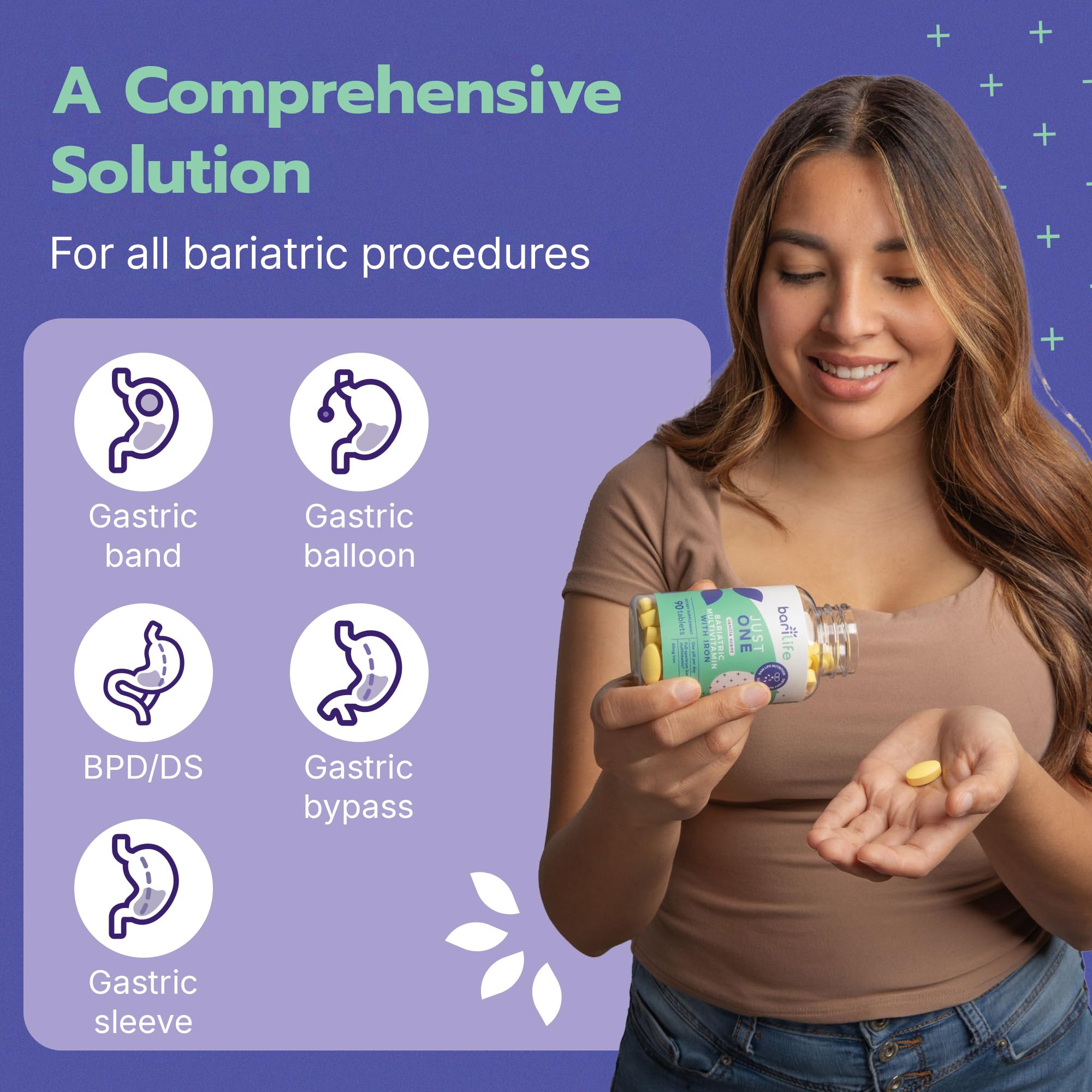 30-count bottle of Bari Life Just One multivitamin