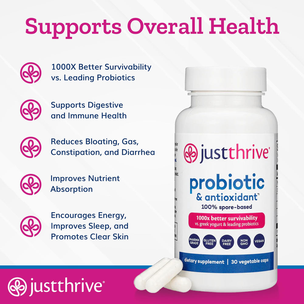 Gluten-free vegan probiotic packaging