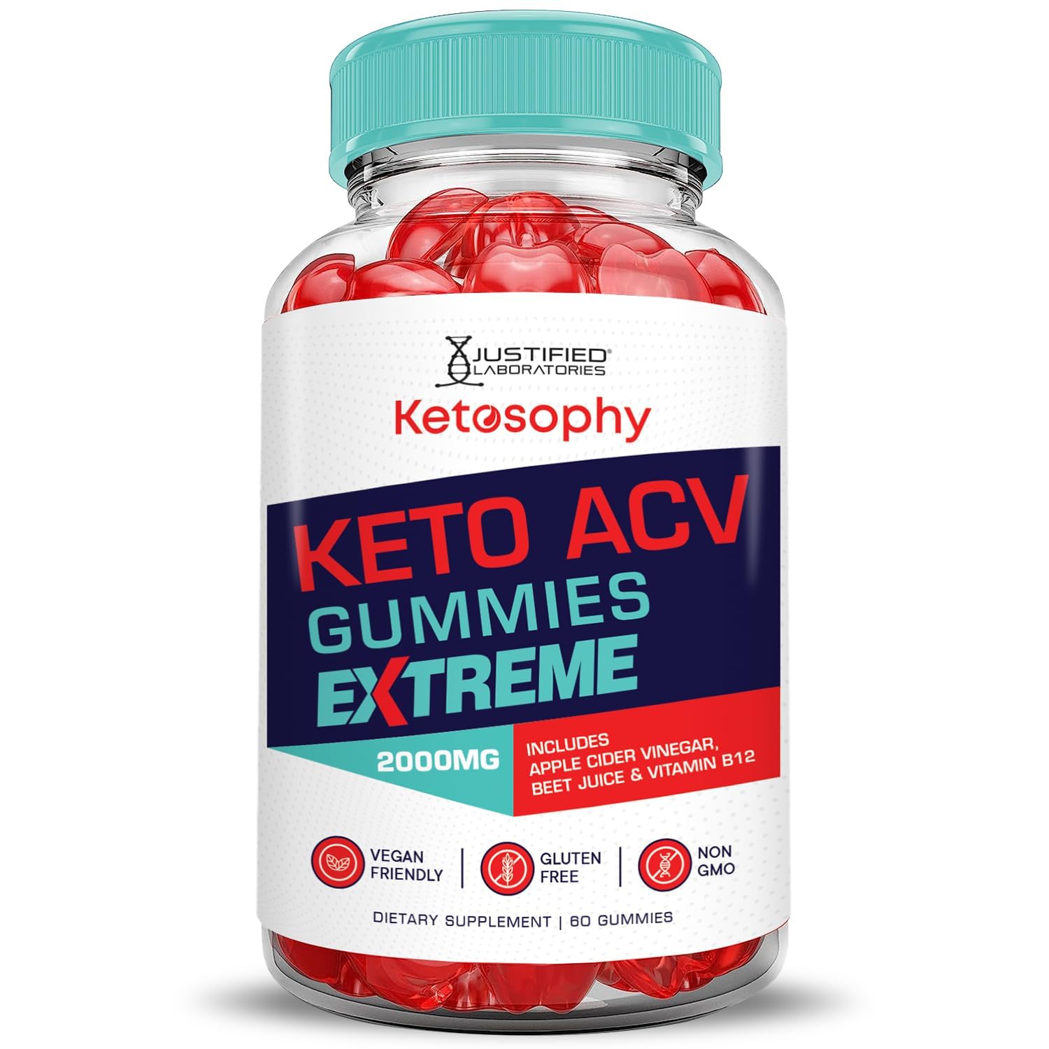 Close-up of B12 and folate ingredients in Ketosophy Gummies