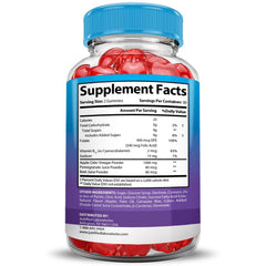 Justified Laboratories Keto Blast ACV Gummies packaging side shows keto-friendly snack option.