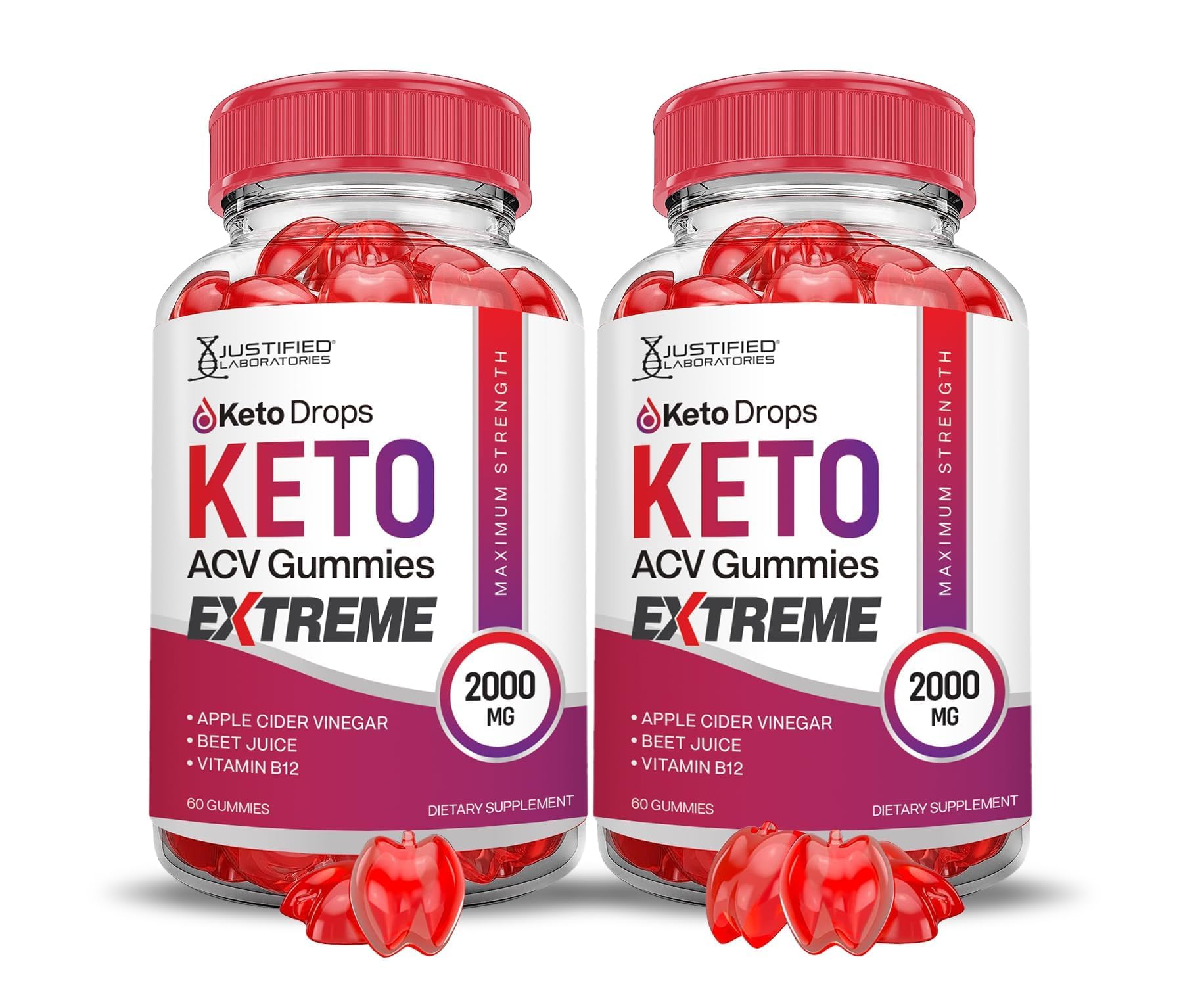 Justified Laboratories Keto Drops bottle for vegan daily wellness on keto