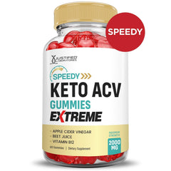 Justified Laboratories Speedy Keto ACV Gummies beet juice powder boosts natural flavor and nutrients.
