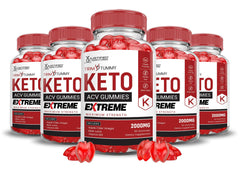Justified Laboratories Trim Tummy Keto ACV Gummies bottle for a convenient daily chew.