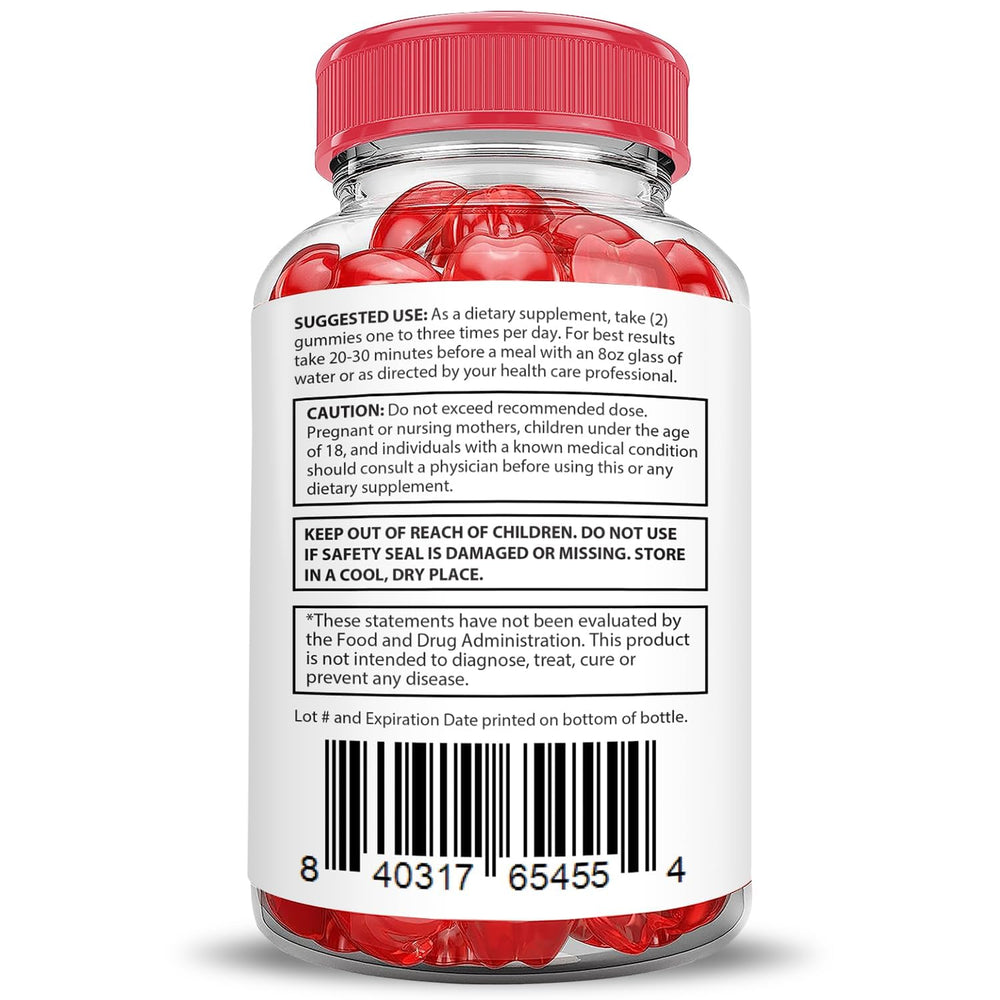 Gummies showing texture due to pectin base