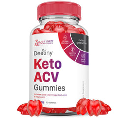 Justified Laboratories Destiny Keto ACV Gummies bottle front