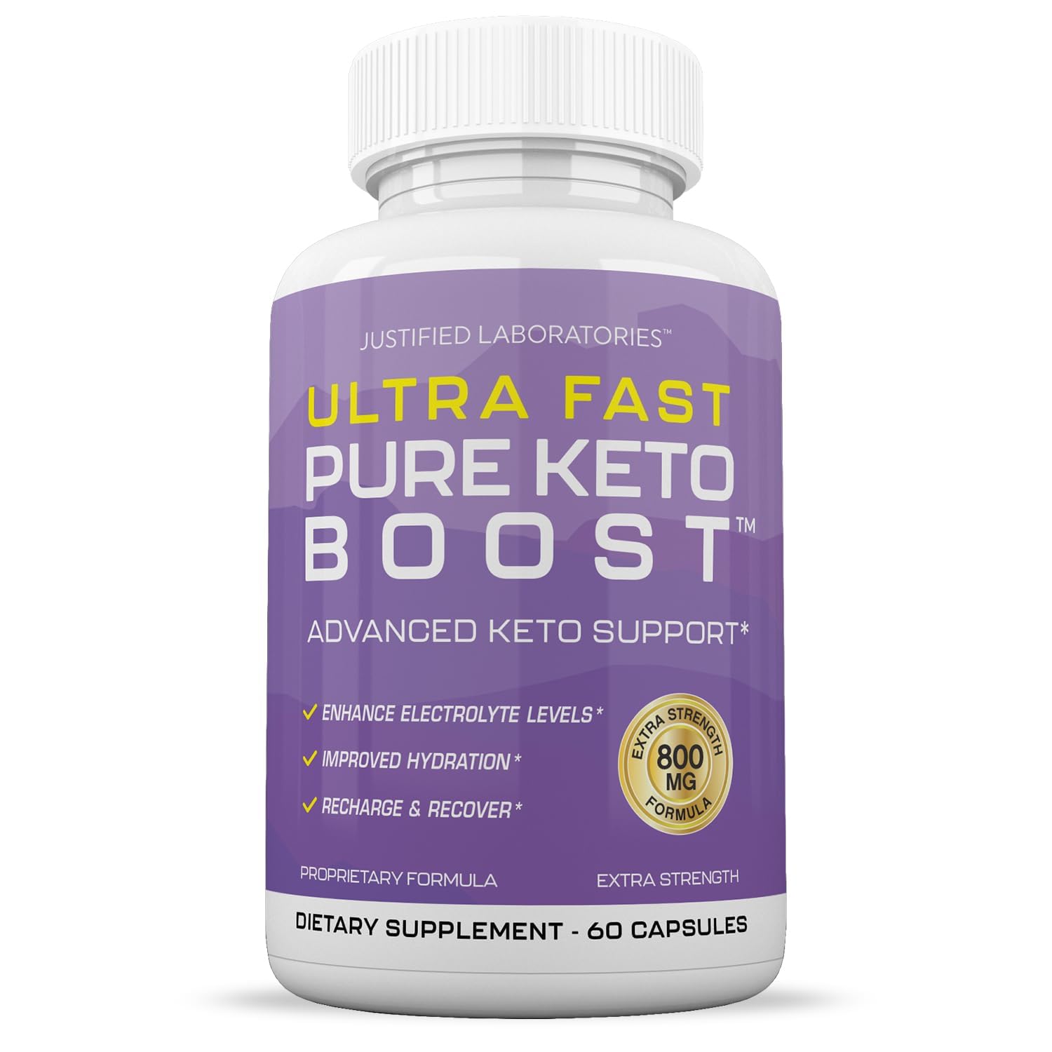 Supplement facts panel for Keto Boost Pills
