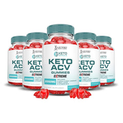 Justified Laboratories Keto Genesis gummies 5-pack front view for daily convenience