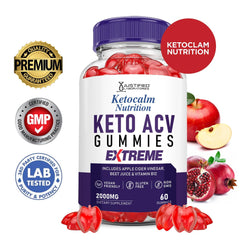 Ketocalm ACV gummies with Apple Cider Vinegar label