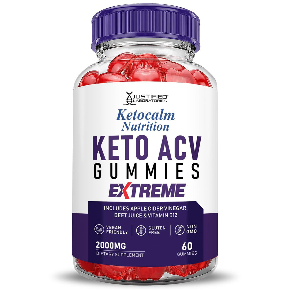 Pomegranate beet blend with Ketocalm gummies