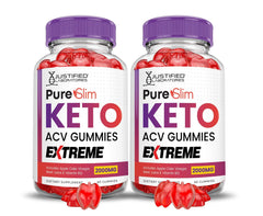 Justified Laboratories Pure Slim Keto ACV Gummies 2-Pack main product image