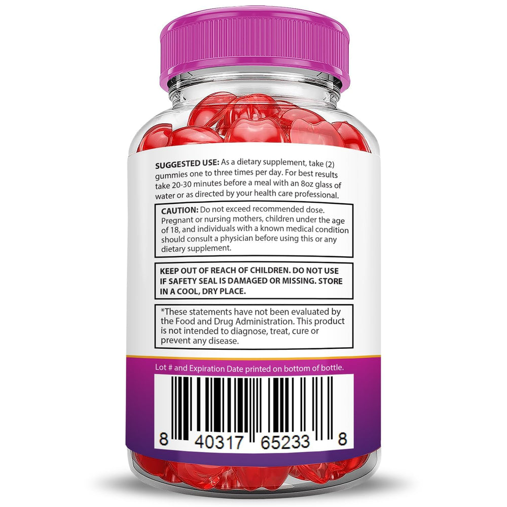 Justified Laboratories Ripped Results Keto ACV Gummies are vegan and gluten-free, produced in a GMP facility.