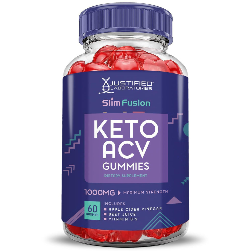 Justified Laboratories Slim Fusion Keto ACV Gummies close-up of chewy texture