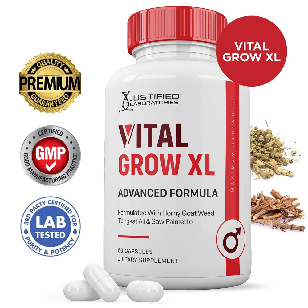 Vital Grow XL proprietary blend ingredients visualization