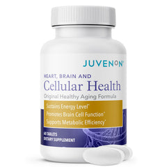 Juvenon Cellular Health bottle on white background