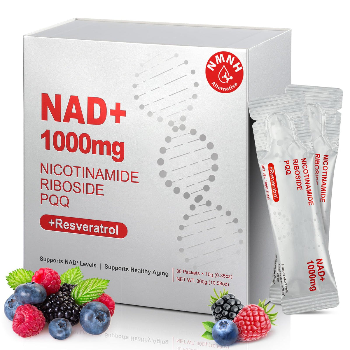 Hero shot of Jxiaoyumio NAD Liquid Supplement bottle