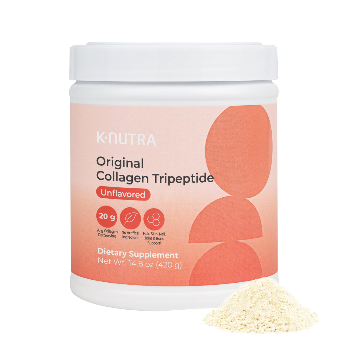 K-Nutra Original Collagen Tripeptide 420g front view