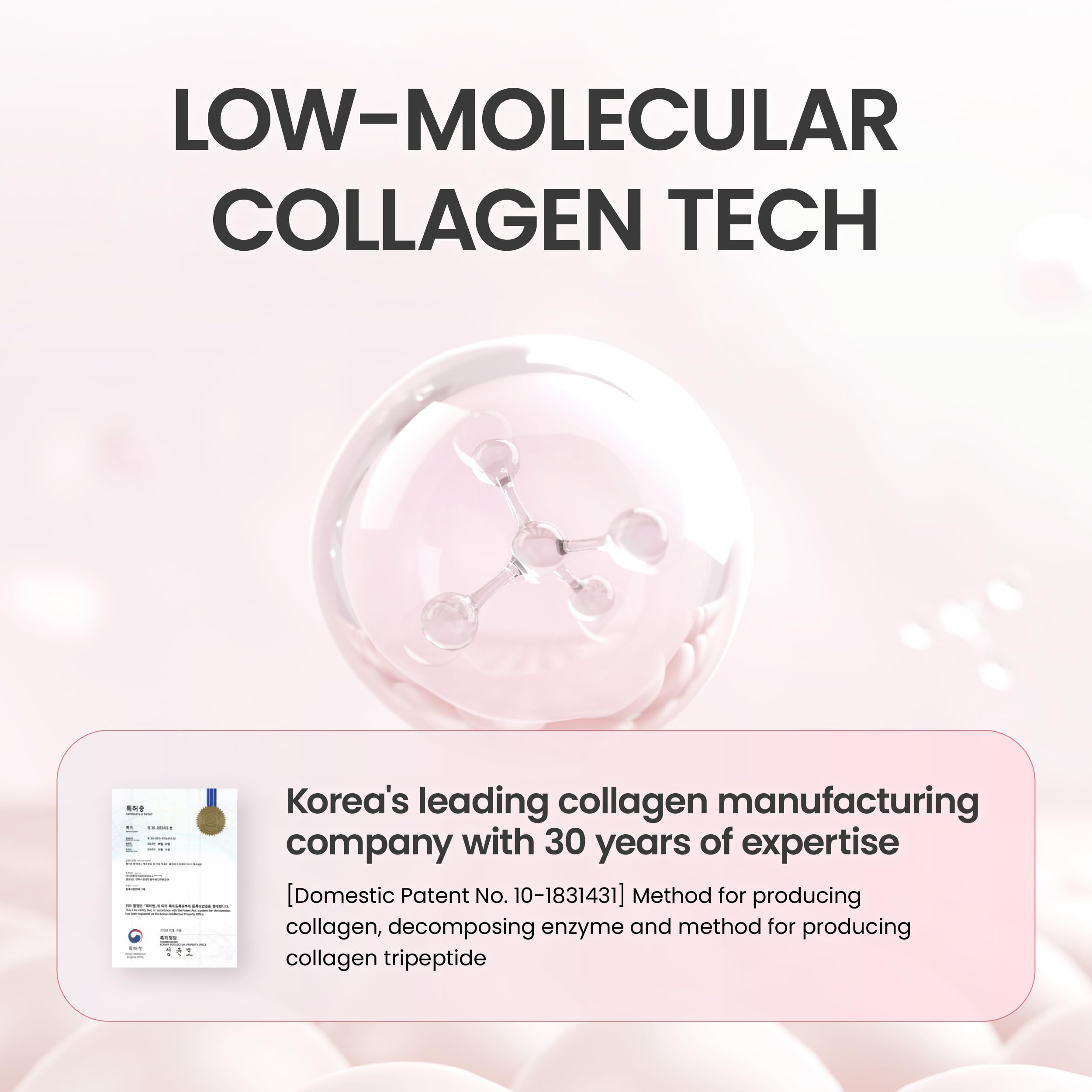 K-Nutra K-Collagen Soft Peach ingredients and science heritage
