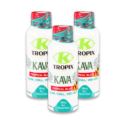 K-Tropix Kava Shot Tropical Blast 500mg bottle front
