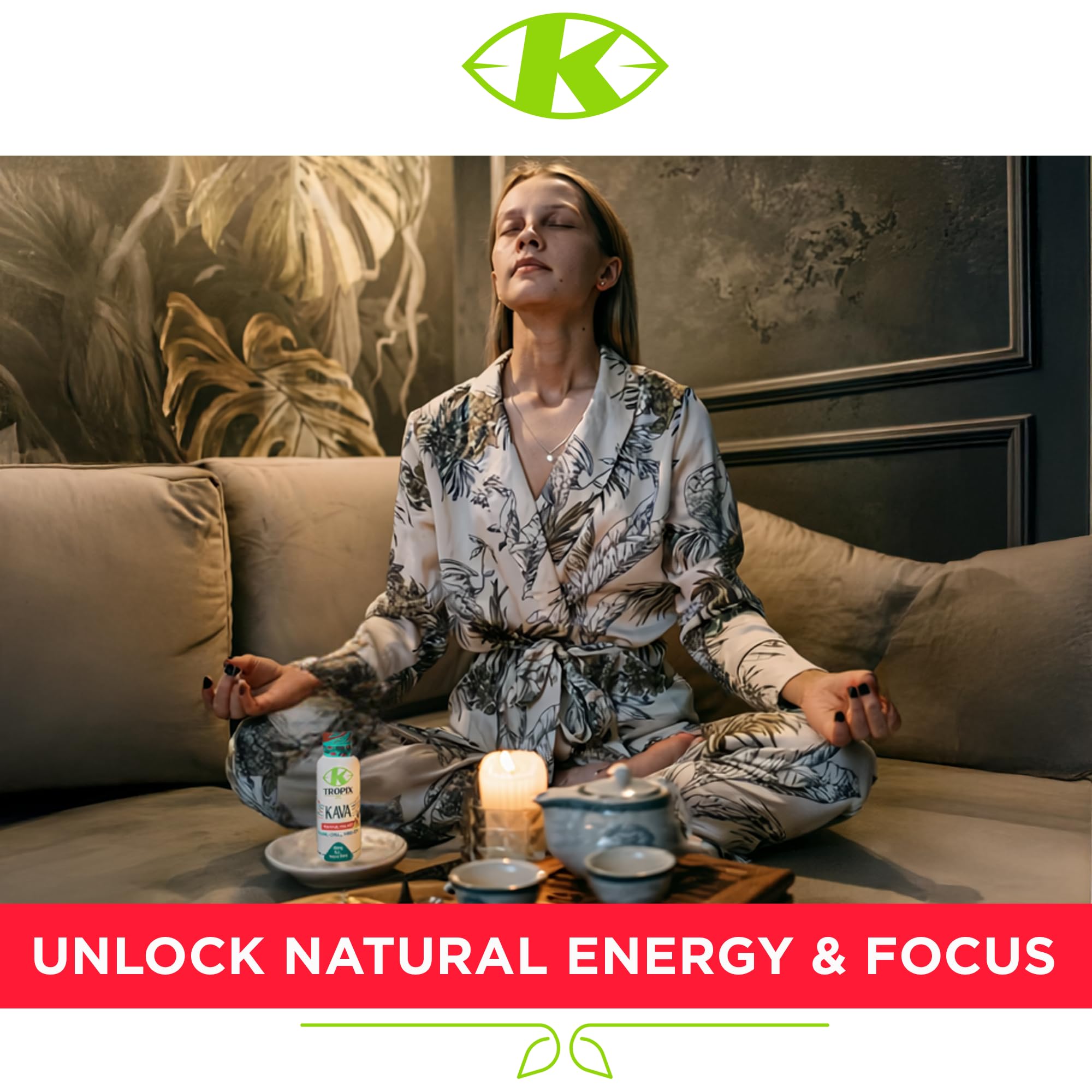 Relaxation concept with beverage and calm atmosphere