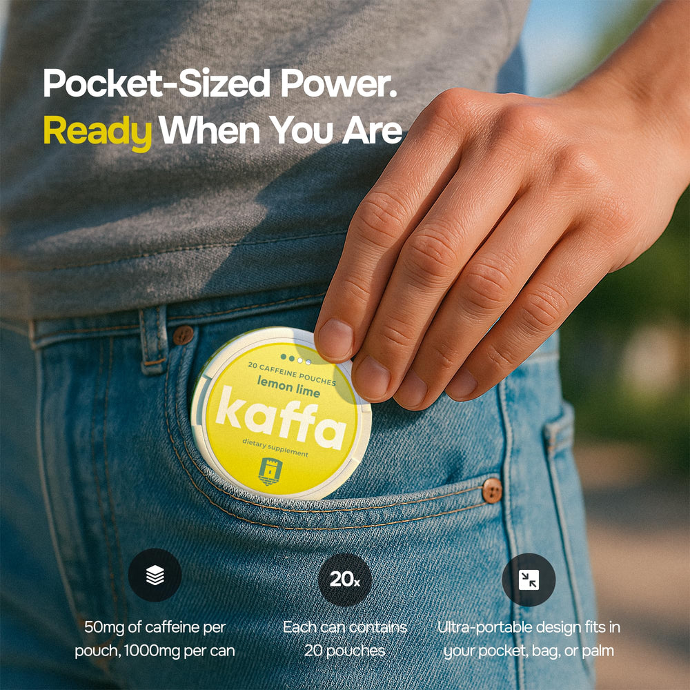 Kaffa Energy ingredients B6 and B12 section showcases vitamin boost