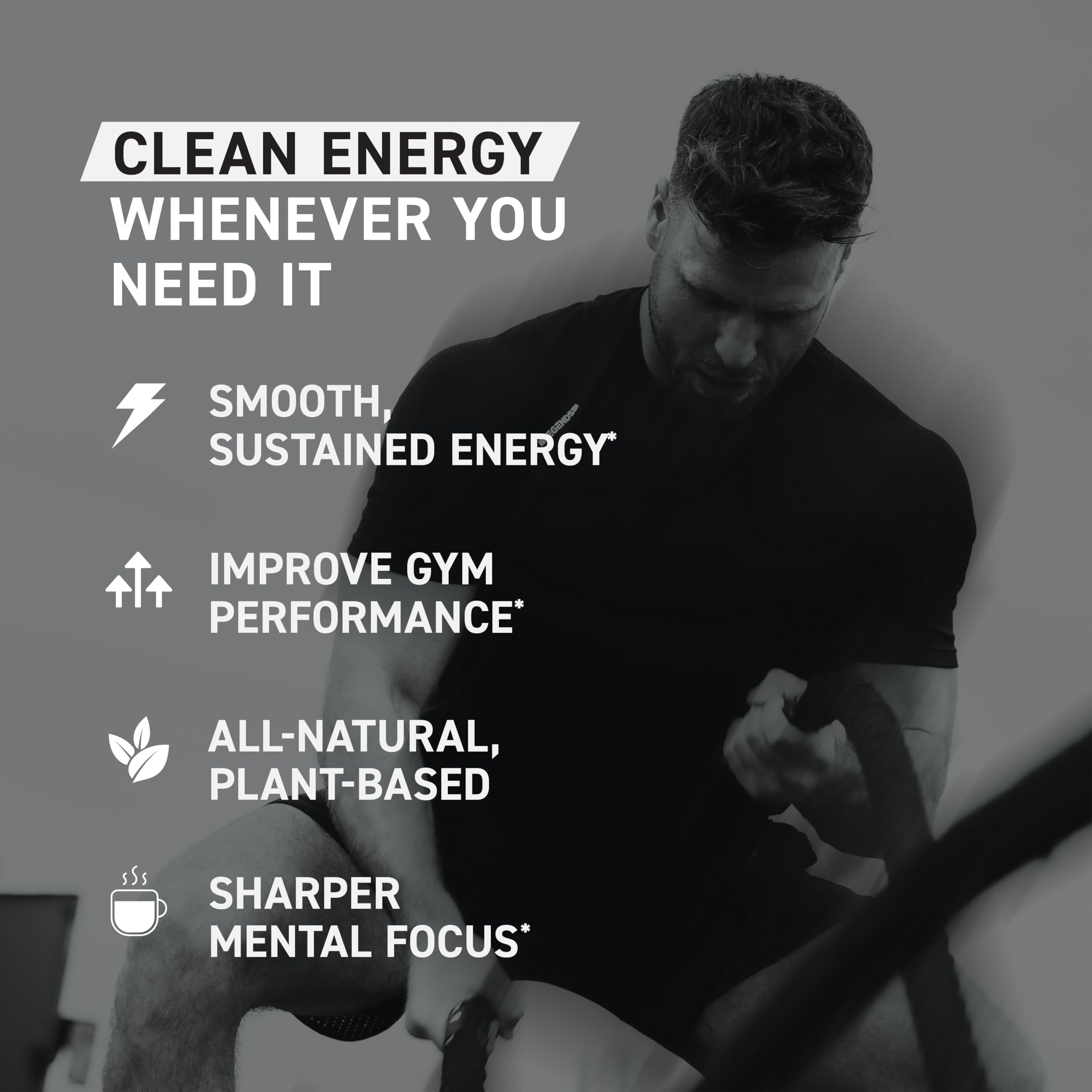 Kaged Caffeine Pills with gym gear illustrate workouts and focus.