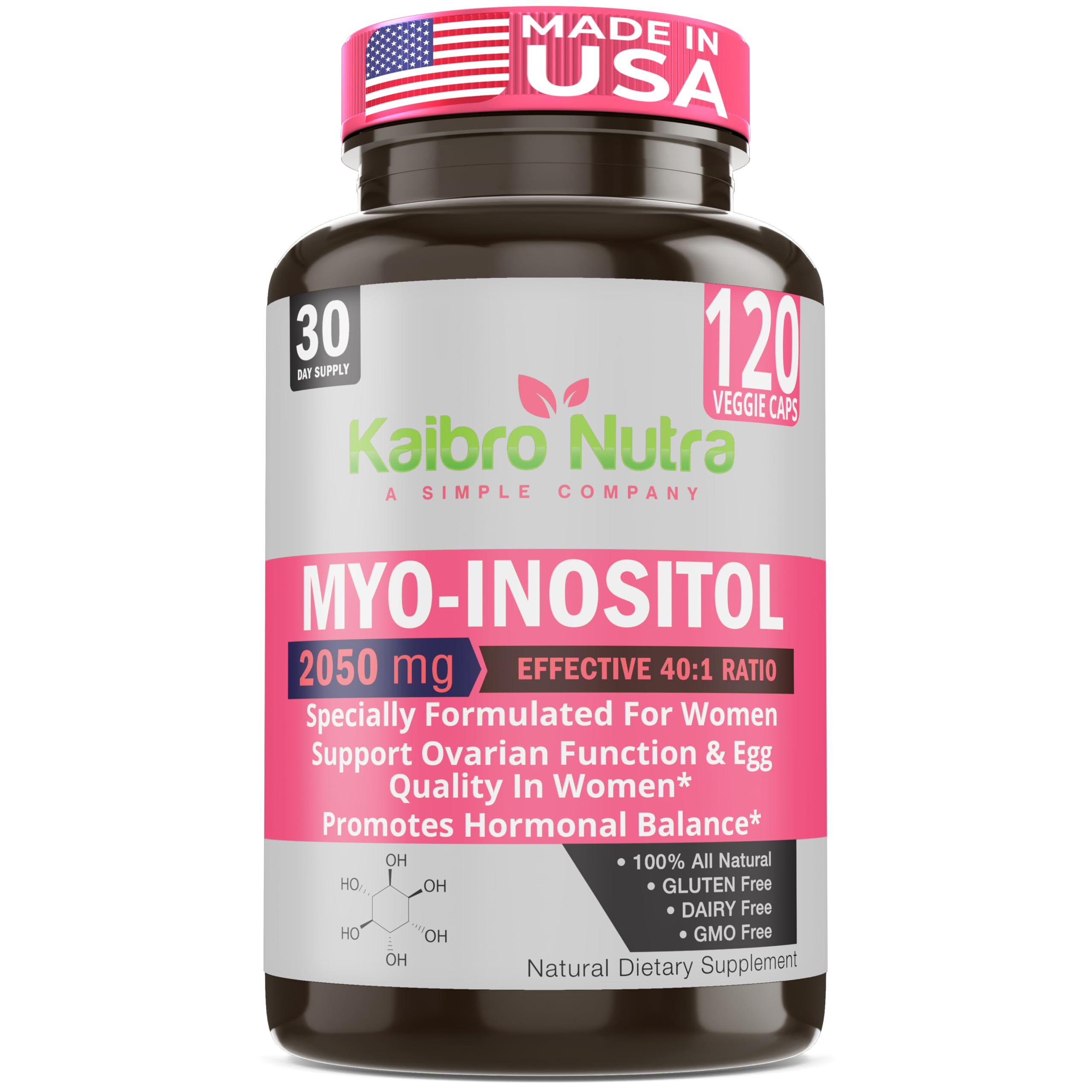 Kaibro Nutra front label showing product benefits and 40:1 ratio