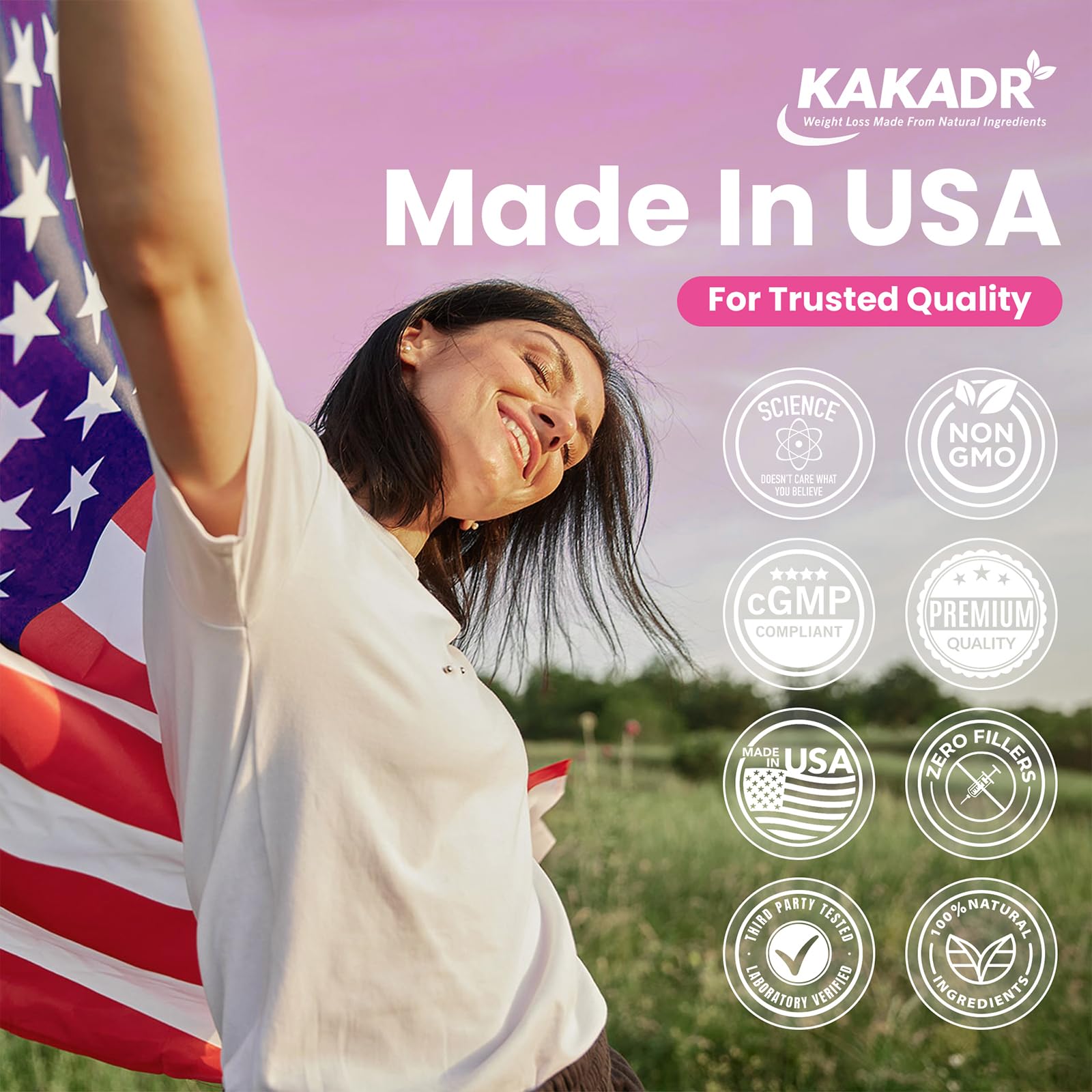 KAKA DR positive mindset complex bottle hinting mood support during dieting.