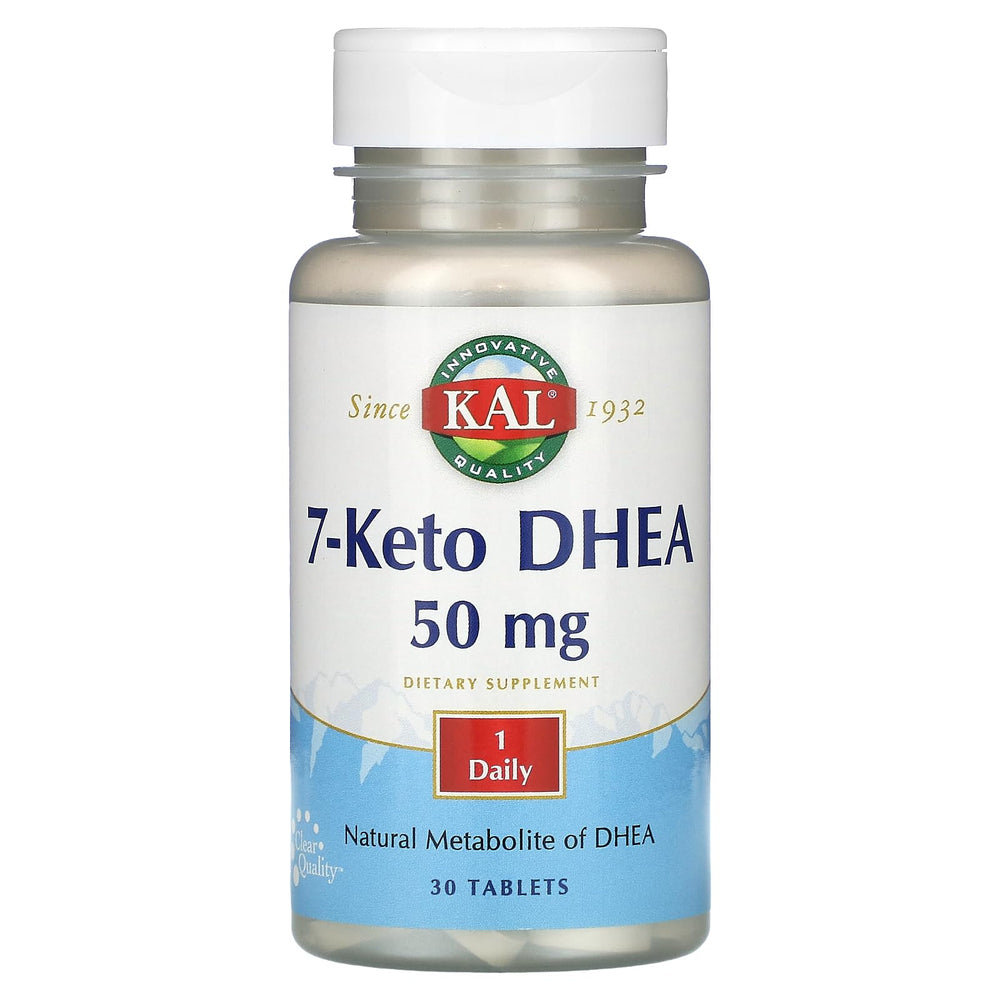KAL 7 Keto DHEA 50 mg bottle – 30 count