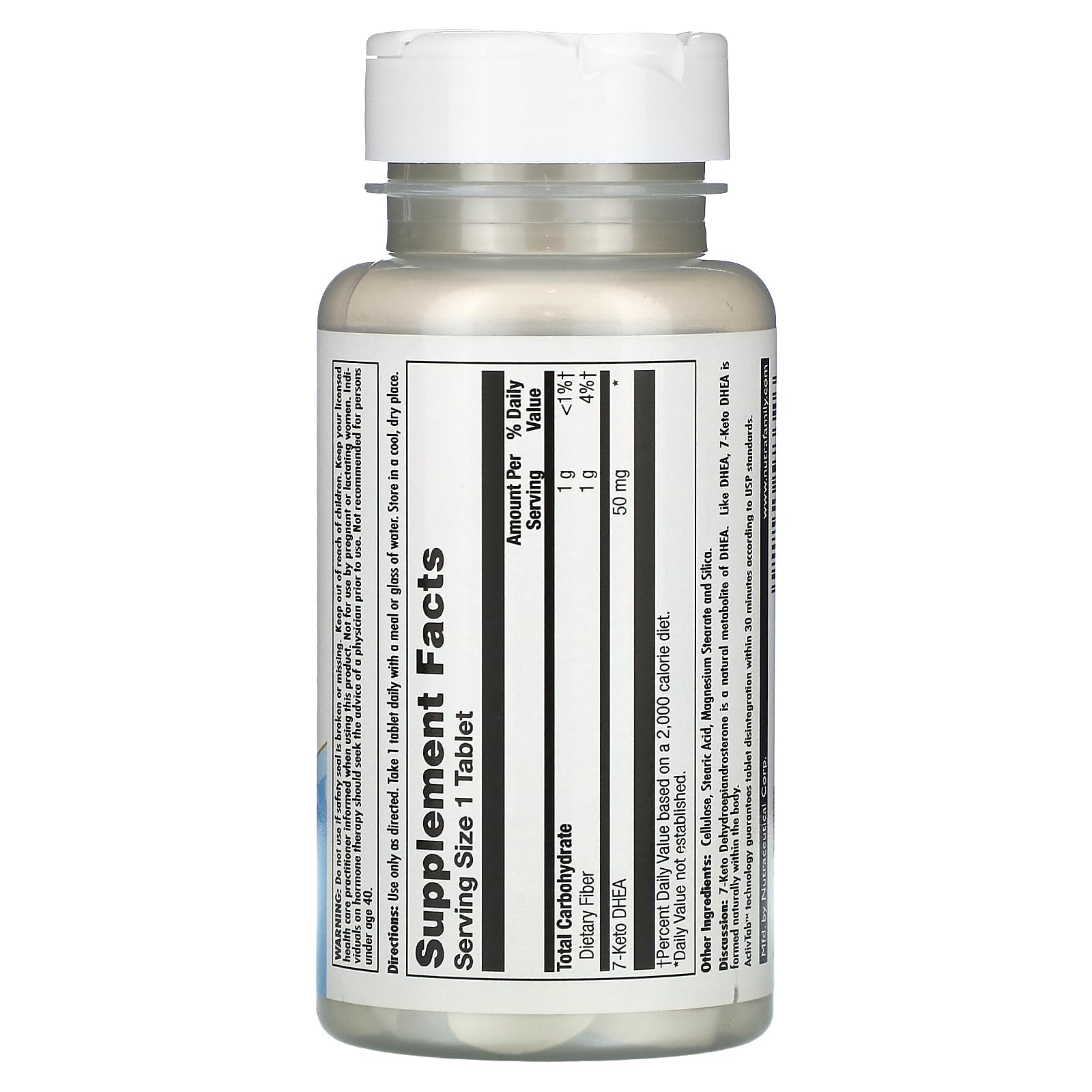 Front view of KAL bottle highlighting ActivTab technology