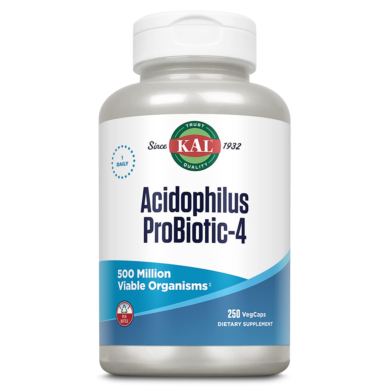 KAL Acidophilus ProBiotic-4 bottle – front view