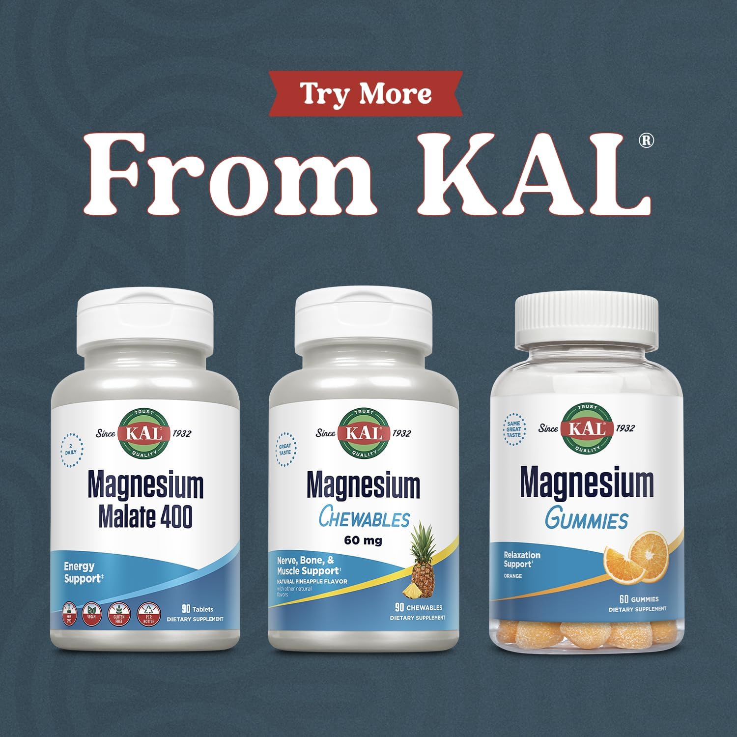 60 servings graphic on product packaging