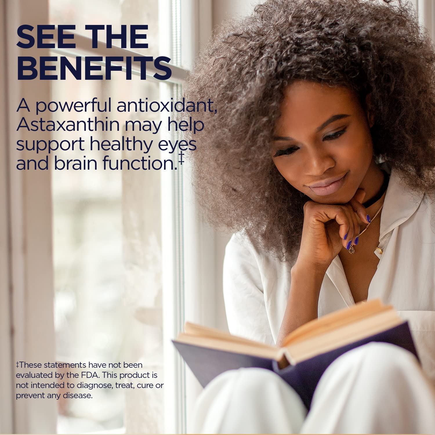 Astaxanthin supporting eye and brain health