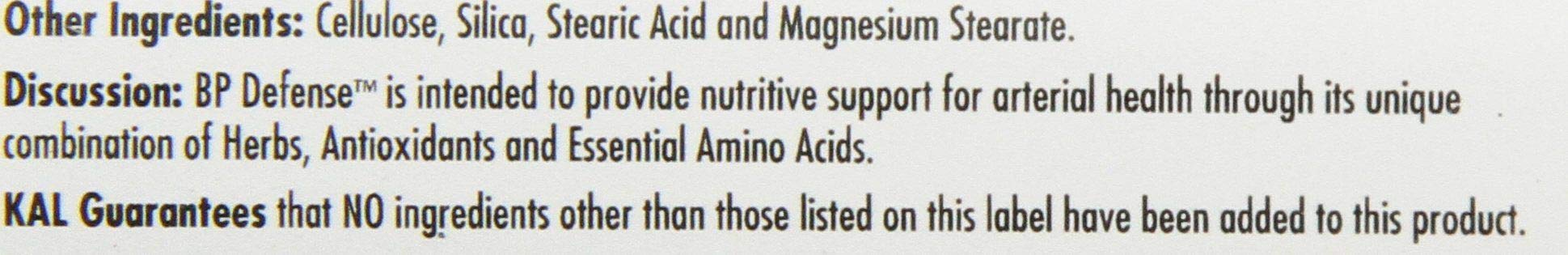 KAL BP Defense bottle close-up with label