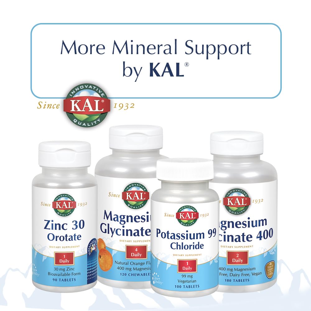 KAL Calcium Plus product packaging and bottle front view