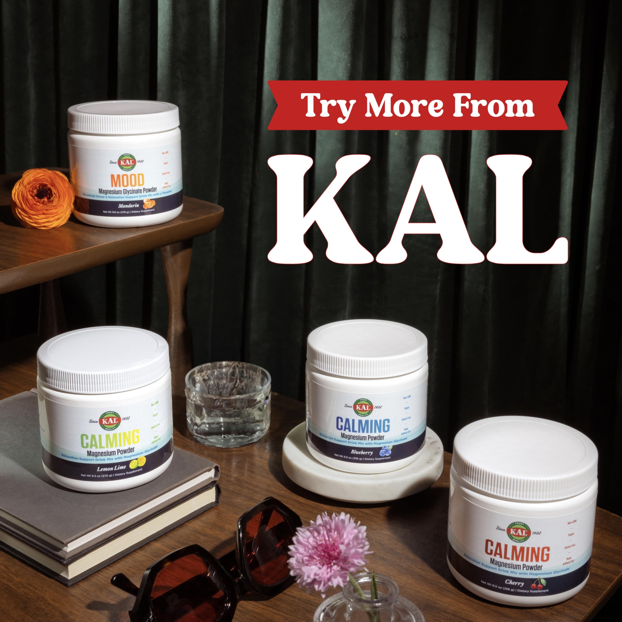 Lab-verified potency and purity emblem on KAL Magnesium Powder