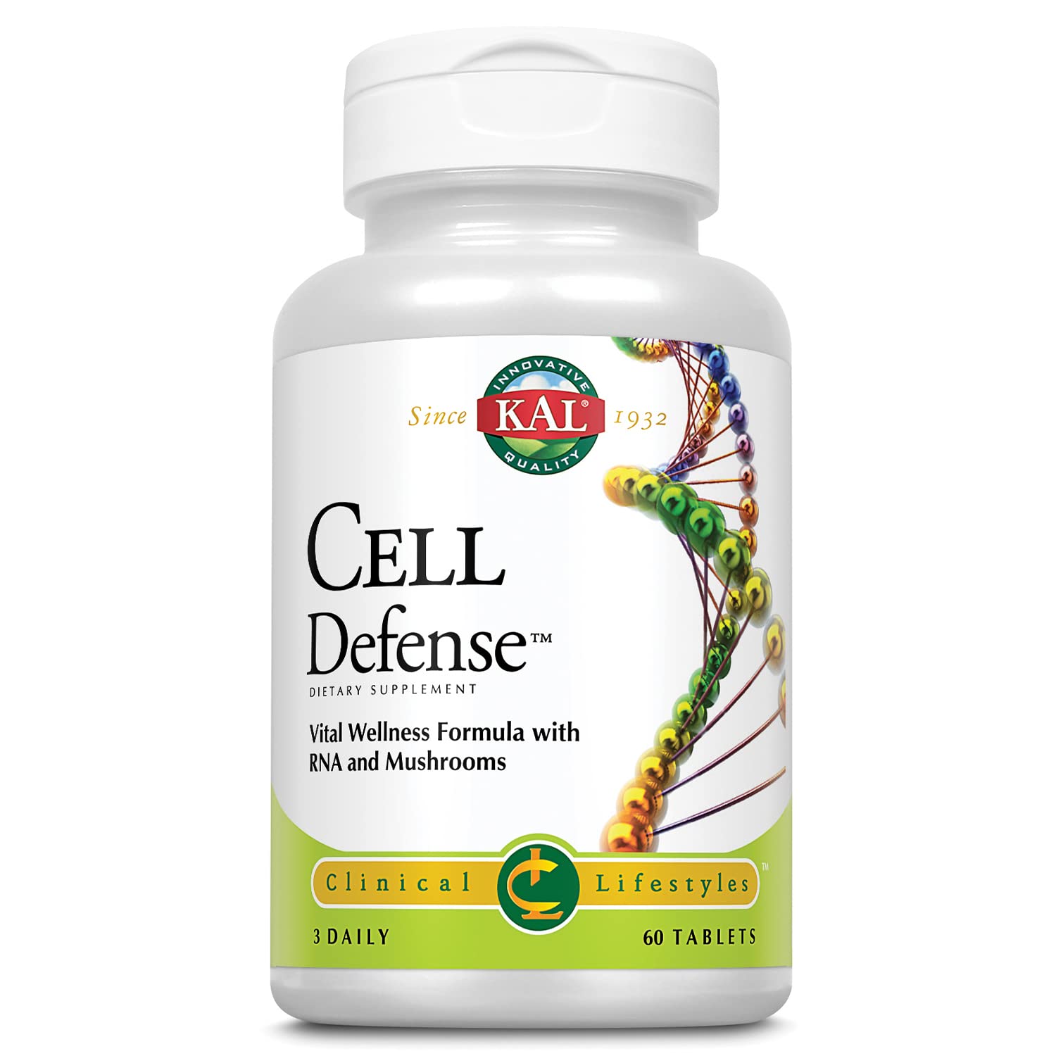KAL Cell Defense Tablets bottle, 60 count