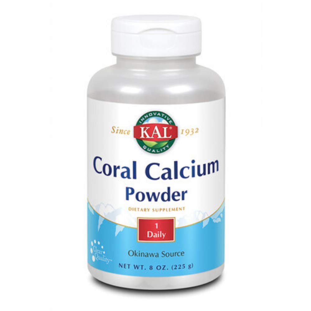 KAL Coral Calcium Powder 1000 mg tablets, unflavored, 8 oz