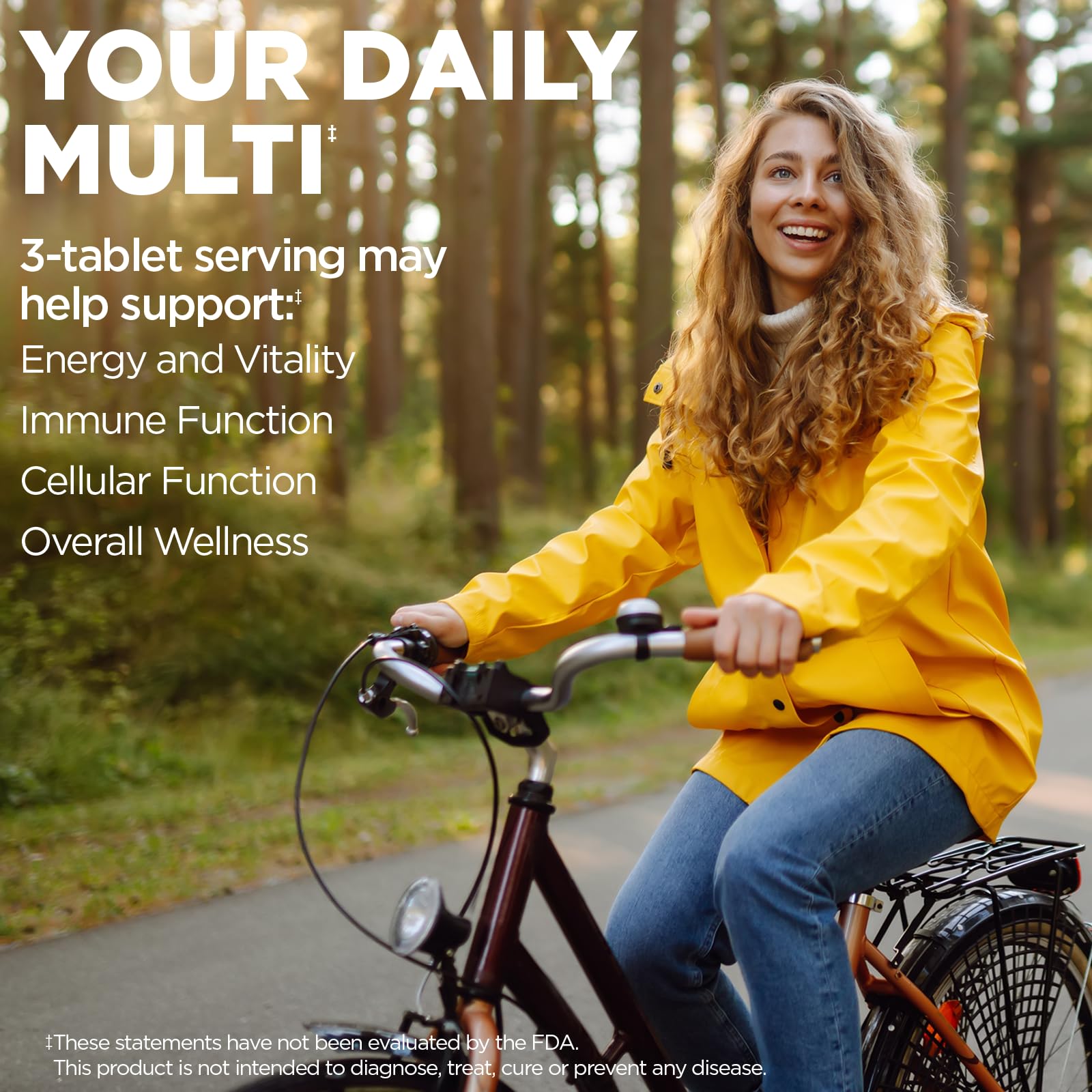 Bottle showing serving size for Kal Enhanced Energy