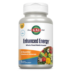 Front view of KAL Enhanced Energy Multivitamin bottle