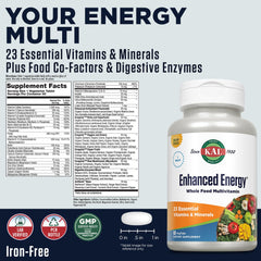 KAL Enhanced Energy Multivitamin packaging and label