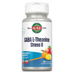 Front packaging of KAL GABA L-Theanine Stress B Lozenge