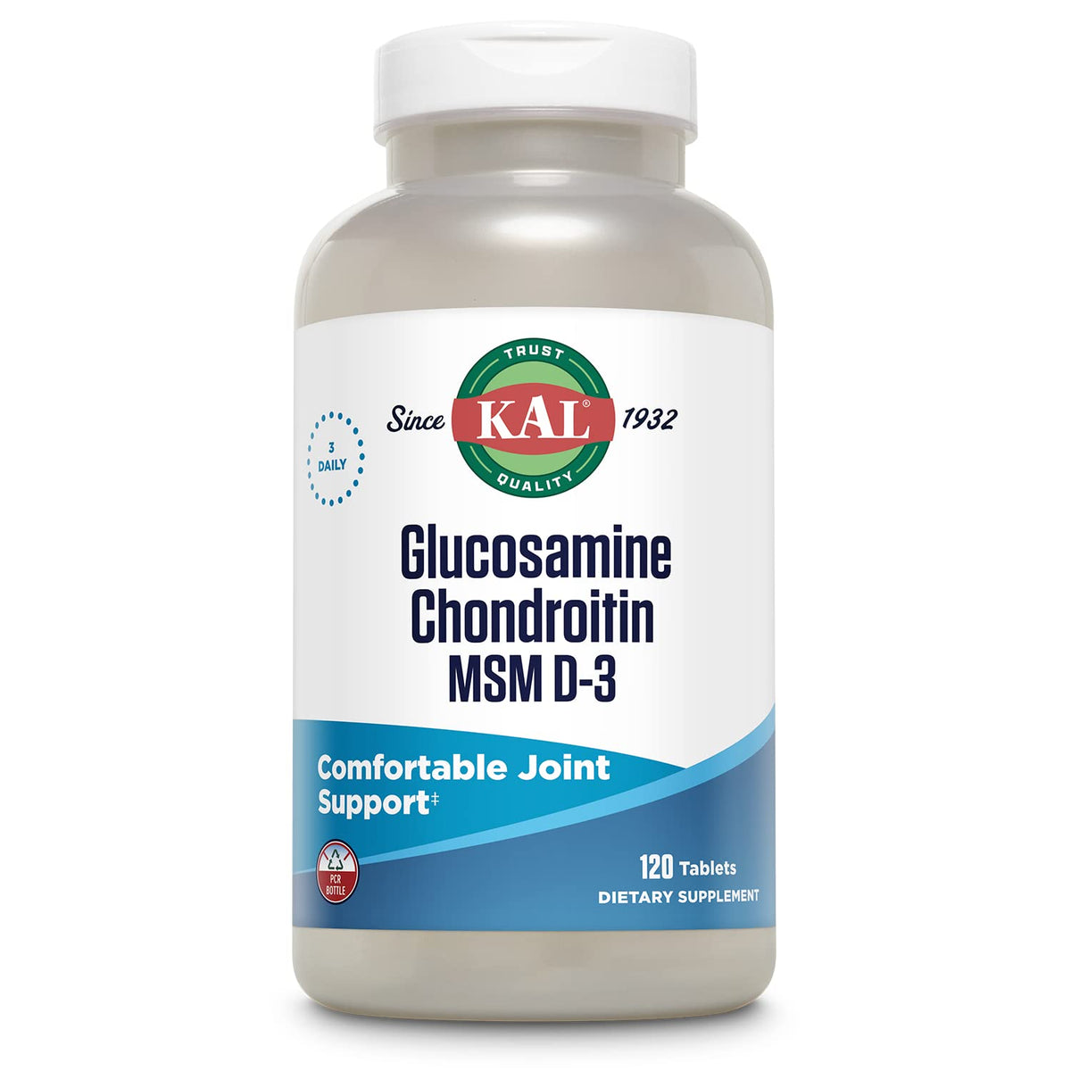 KAL Glucosamine Chondroitin MSM D-3 product front