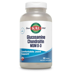 KAL Glucosamine Chondroitin MSM D-3 product front
