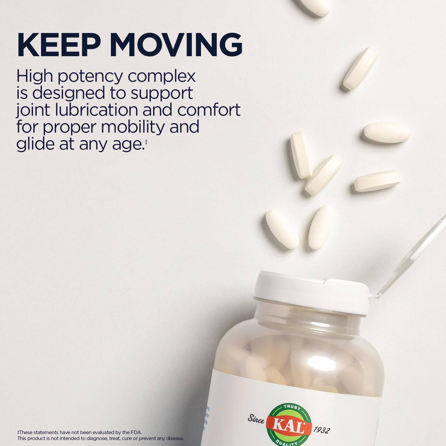 Serving size with capsules of KAL supplement
